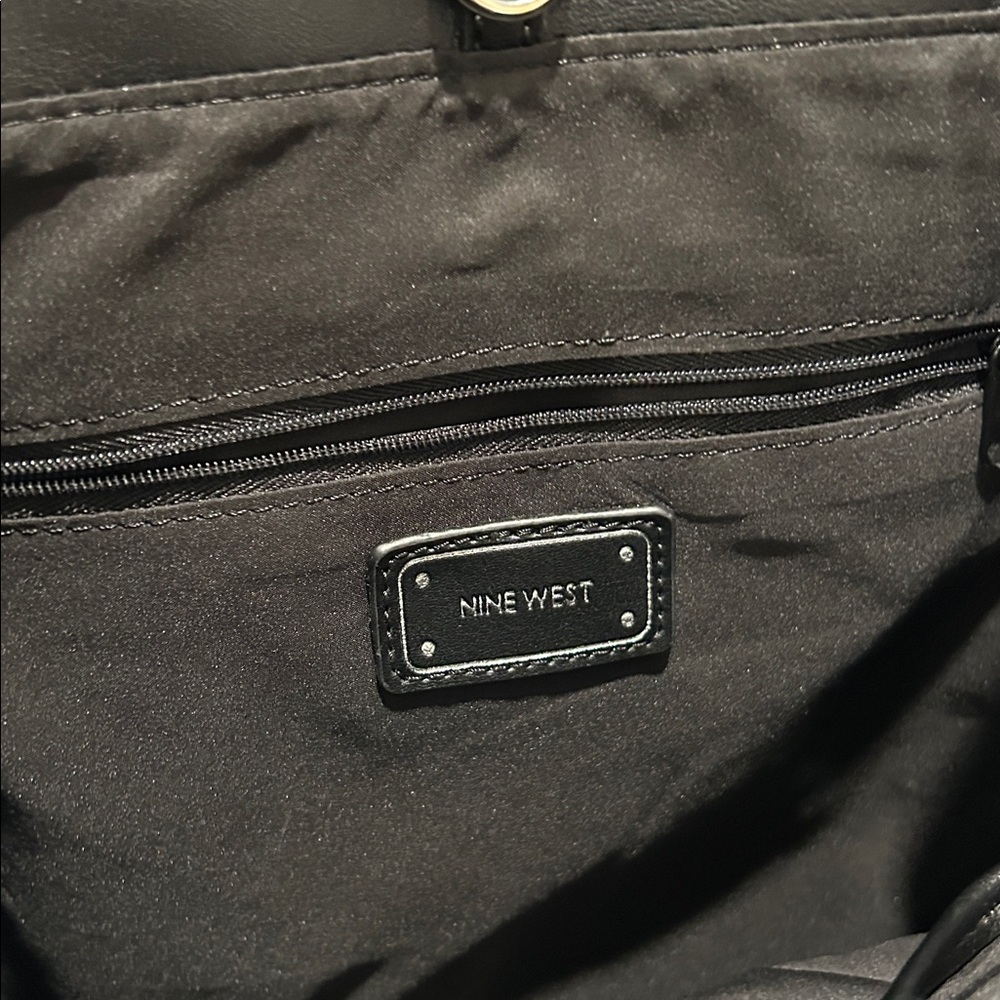Nine West Black Ruffled Mini Backpack - Picture 3 of 8